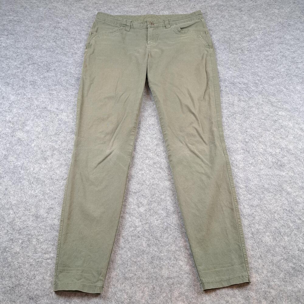 Kuhl Pants Womens 10 Regular Green Straight Stretch Canvas Outdoors Hiking